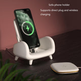 Maxbell 2 in 1 Cute Sofa charging Stand Detachable 15W Certified Station