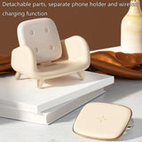 Maxbell 2 in 1 Cute Sofa charging Stand Detachable 15W Certified Station