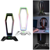 Maxbell Headset Holder Desktop Desktop Display Shelf Desk Gaming for All Headsets White