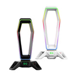 Maxbell Headset Holder Desktop Desktop Display Shelf Desk Gaming for All Headsets White