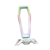 Maxbell Headset Holder Desktop Desktop Display Shelf Desk Gaming for All Headsets White