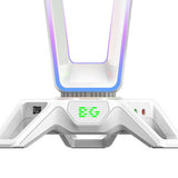 Maxbell Headset Holder Desktop Desktop Display Shelf Desk Gaming for All Headsets White