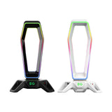 Maxbell Headset Holder Desktop Desktop Display Shelf Desk Gaming for All Headsets White