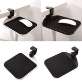 Maxbell Adjustable Mouse Pad Clip On Desktop Device Holder Table Mount for Work Home Black