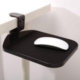 Maxbell Adjustable Mouse Pad Clip On Desktop Device Holder Table Mount for Work Home Black