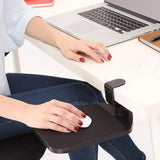 Maxbell Adjustable Mouse Pad Clip On Desktop Device Holder Table Mount for Work Home Black