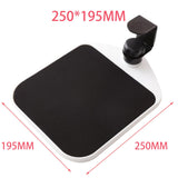 Maxbell Adjustable Mouse Pad Clip On Desktop Device Holder Table Mount for Work Home White