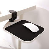 Maxbell Adjustable Mouse Pad Clip On Desktop Device Holder Table Mount for Work Home White