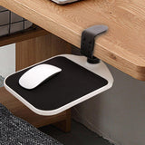 Maxbell Adjustable Mouse Pad Clip On Desktop Device Holder Table Mount for Work Home White