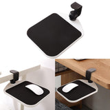 Maxbell Adjustable Mouse Pad Clip On Desktop Device Holder Table Mount for Work Home White