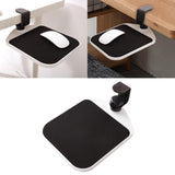 Maxbell Adjustable Mouse Pad Clip On Desktop Device Holder Table Mount for Work Home White