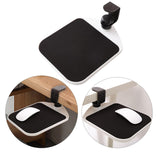 Maxbell Adjustable Mouse Pad Clip On Desktop Device Holder Table Mount for Work Home White
