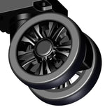 Maxbell 2x Luggage Suitcase Replacement Wheels with Brake Durable for Suitcase Black