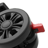 Maxbell 2x Luggage Suitcase Replacement Wheels with Brake Durable for Suitcase Black