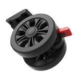 Maxbell 2x Luggage Suitcase Replacement Wheels with Brake Durable for Suitcase Black