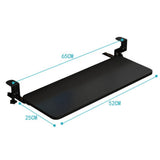 Maxbell Keyboard Tray Under Desk Save Space adjustable for Typing Desktop Black