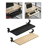 Maxbell Keyboard Tray Under Desk Save Space adjustable for Typing Desktop Black