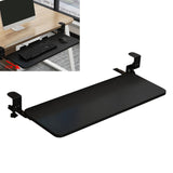 Maxbell Keyboard Tray Under Desk Save Space adjustable for Typing Desktop Black