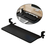 Maxbell Keyboard Tray Under Desk Save Space adjustable for Typing Desktop Black