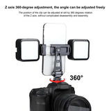 Maxbell Camera Phone Cold Shoe Holder Mount Adapter 360° Rotating Durable Adjustable