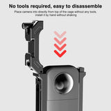 Maxbell Camera Frame Cage Shell Accessories Aluminum Alloy for Photographers Travel