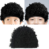 Maxbell Kids Little Old Lady Costume Curly hair Black