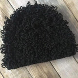 Maxbell Kids Little Old Lady Costume Curly hair Black