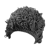 Maxbell Toddler Wig Hat Baby Accessories Curly Hair Cap for Boy Girl Costume Cosplay Dark Gray