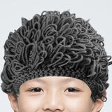 Maxbell Toddler Wig Hat Baby Accessories Curly Hair Cap for Boy Girl Costume Cosplay Dark Gray