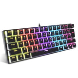 Maxbell Compact Mechanical Gaming Keyboard Waterproof for Laptop computer