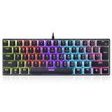 Maxbell Compact Mechanical Gaming Keyboard Waterproof for Laptop computer