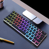 Maxbell Compact Mechanical Gaming Keyboard Waterproof for Laptop computer