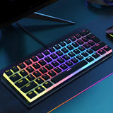 Maxbell Compact Mechanical Gaming Keyboard Waterproof for Laptop computer