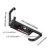 Maxbell Slr Quick Release Plate Mounting for Lumix GH6 Camera Gimbal