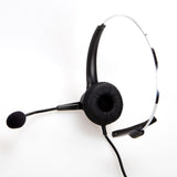Maxbell Phone Headsets Earphone Mic Head Wear Noise Cancelling Corded for Desk Phone