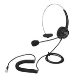 Maxbell Phone Headsets Earphone Mic Head Wear Noise Cancelling Corded for Desk Phone
