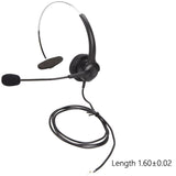 Maxbell Phone Headsets Earphone Mic Head Wear Noise Cancelling Corded for Desk Phone