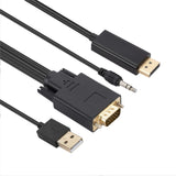 Maxbell VGA to DisplayPort Cable 1.8M Male to Male Converter for PC Monitor Laptop