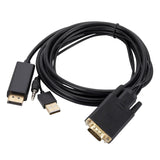 Maxbell VGA to DisplayPort Cable 1.8M Male to Male Converter for PC Monitor Laptop
