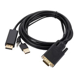 Maxbell VGA to DisplayPort Cable 1.8M Male to Male Converter for PC Monitor Laptop