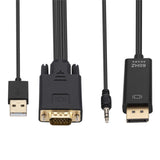 Maxbell VGA to DisplayPort Cable 1.8M Male to Male Converter for PC Monitor Laptop
