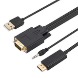 Maxbell VGA to DisplayPort Cable 1.8M Male to Male Converter for PC Monitor Laptop
