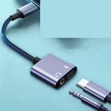 Maxbell USB Type C Audio Adapter Professional Portable Lightweight Scratch Resistant 3.5mm+Type C