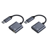 Maxbell USB Type C Audio Adapter Professional Portable Lightweight Scratch Resistant 3.5mm+Type C