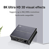 Maxbell DP Switch 8K Splitter Support 8K@30Hz for PC Theater