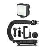 Maxbell C Shape DV Bracket Stabilizer LED light Kit for All Slr Cameras & DV