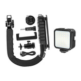 Maxbell C Shape DV Bracket Stabilizer LED light Kit for All Slr Cameras & DV
