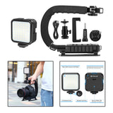 Maxbell C Shape DV Bracket Stabilizer LED light Kit for All Slr Cameras & DV