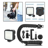 Maxbell C Shape DV Bracket Stabilizer LED light Kit for All Slr Cameras & DV