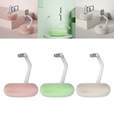 Maxbell Mobile Phone Holder Cushion Stand Clip Clamp for NightStand Office Decor Pink